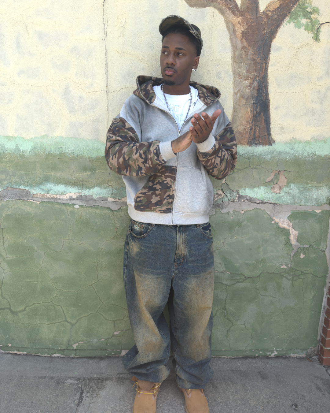 Concrete Jungle Zip Up