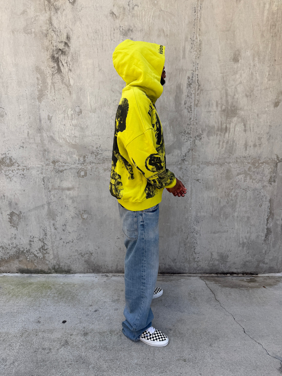 @jadenalphonse wearing Visionary Hills Volt Green Revolución