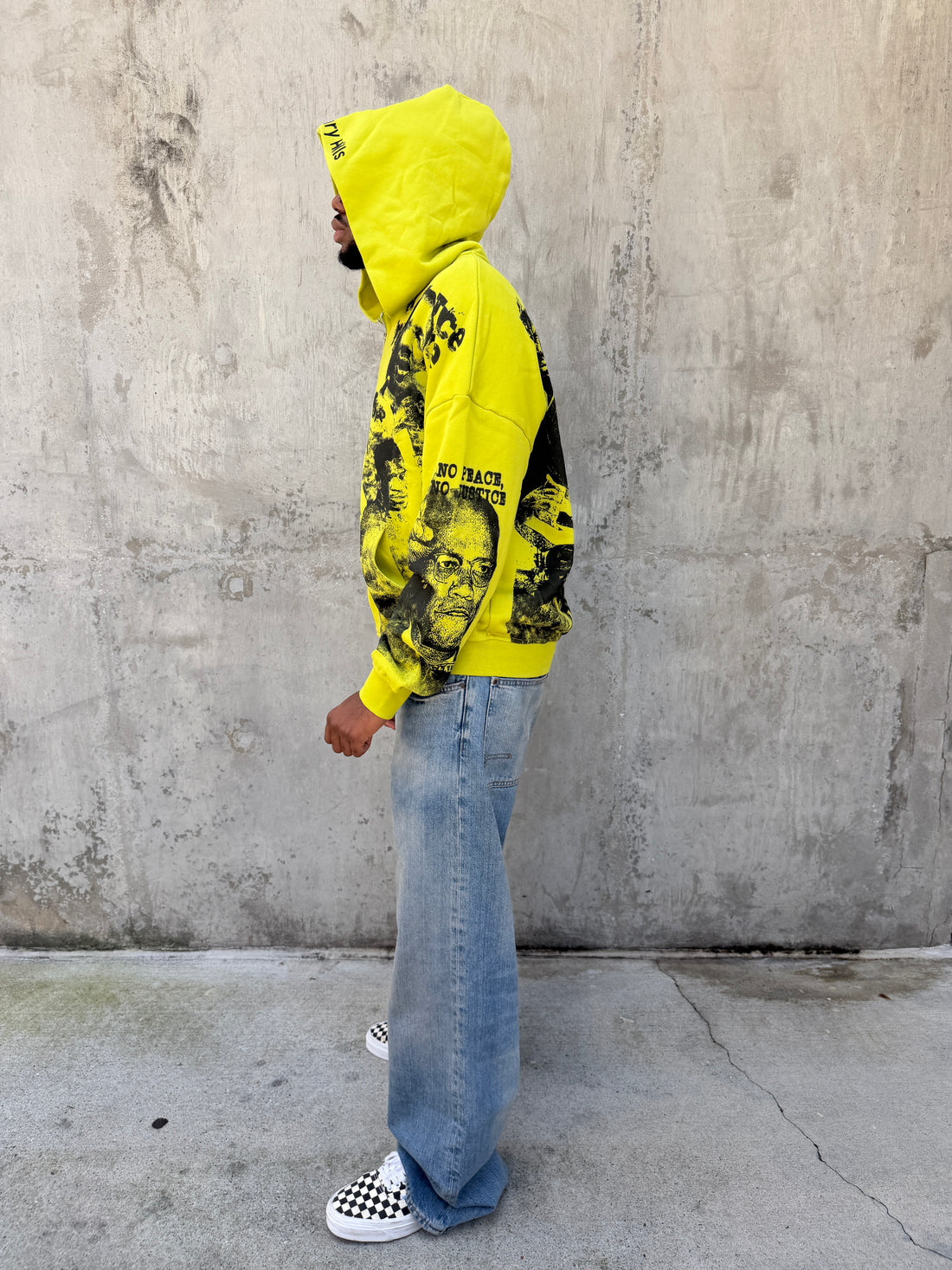 @jadenalphonse wearing Visionary Hills Volt Green Revolución
